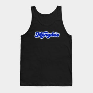 Retro Memphis Script Tank Top